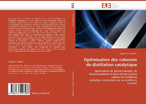 Optimisation des colonnes de distillation catalytique - Jorge-Mario Gómez