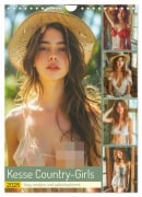 Kesse Country-Girls. Sexy, modern und selbstbestimmt (Wandkalender 2025 DIN A4 hoch), CALVENDO Monatskalender - Rose Hurley