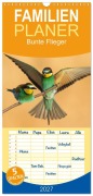 Cover-Bild zum Titel 'Familienplaner 2027 - Bunte Flieger mit 5 Spalten (Wandkalender, 21 x 45 cm) CALVENDO' von 'Frederic Bauer'