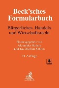 Cover-Bild zum Titel 'Beck'sches Formularbuch Bürgerliches, Handels- und Wirtschaftsrecht' von ''