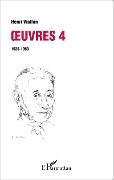 Cover-Bild zum Titel 'Oeuvres 4 : 1938 1950' von 'Henri Wallon'