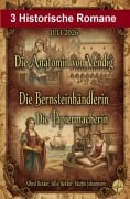 Cover-Bild zum Titel '3 Historische Romane Juli 2026: Die Anatomin von Venedig / Die Bernsteinhändlerin / Die Papiermacherin' von 'Alfred Bekker, Silke Bekker, Martin Johannsen'