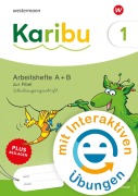 Cover-Bild zum Titel 'Karibu. Paket Arbeitshefte 1 (Teil A und B) Schulausgangsschrift zur Fibel Verbrauch plus Beilagen und mit interaktiven Übungen' von ''