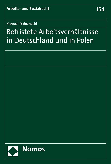 Befristete Arbeitsverhältnisse in Deutschland und in Polen - Konrad Dabrowski