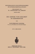 Cover-Bild zum Titel 'Die Genese von Dolomit in Sedimenten' von 'H. E. Usdowski'