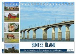 Cover-Bild zum Titel 'BUNTES ÖLAND (Tischkalender 2027 DIN A5 quer), CALVENDO Monatskalender' von 'Konstanze Junghanns'