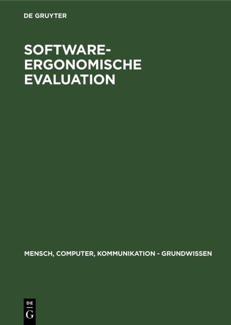 Software-ergonomische Evaluation - 