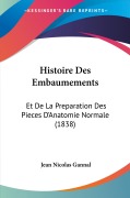 Cover-Bild zum Titel 'Histoire Des Embaumements' von 'Jean Nicolas Gannal'