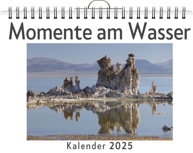 Momente am Wasser - (Wandkalender 2025, Kalender DIN A4 quer, Monatskalender im Querformat mit Kalendarium, das perfekte Geschenk) - Ava Friedrich