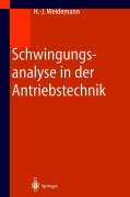 Cover-Bild zum Titel 'Schwingungsanalyse in der Antriebstechnik' von 'Hans-Jürgen Weidemann'