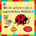 Cover-Bild zum Titel 'Mein allererstes superdickes Malbuch' von 'Birgitta Nicolas'