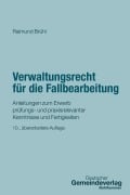 Cover-Bild zum Titel 'Verwaltungsrecht für die Fallbearbeitung' von 'Raimund Brühl'