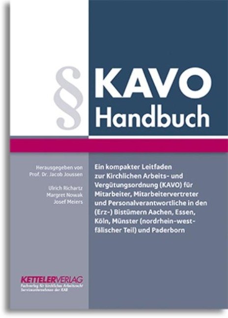 KAVO Handbuch - Ulrich Richartz, Margret Nowak, Josef Meiers