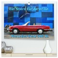 Ein Stern für Amerika - Mercedes Benz 560 SL (hochwertiger Premium Wandkalender 2025 DIN A2 quer), Kunstdruck in Hochglanz - Ingo Laue