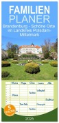 Familienplaner 2026 - Brandenburg - Schöne Orte im Landkreis Potsdam-Mittelmark mit 5 Spalten (Wandkalender, 21 x 45 cm) CALVENDO - Gisela Kruse