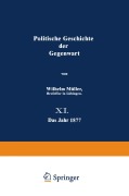 Cover-Bild zum Titel 'Politische Geschichte der Gegenwart' von 'Wilhelm Müller'