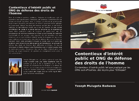 Contentieux d'intérêt public et ONG de défense des droits de l'homme - Yoseph Mulugeta Badwaza