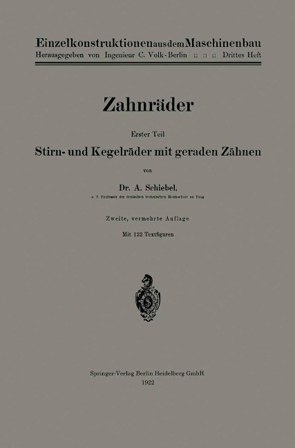 Zahnräder - Adalbert Schiebel