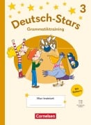 Cover-Bild zum Titel 'Deutsch-Stars 3. Schuljahr- Grammatiktraining - Ausgabe 2025 - Übungsheft mit Lösungen und digitalen Medien' von ''