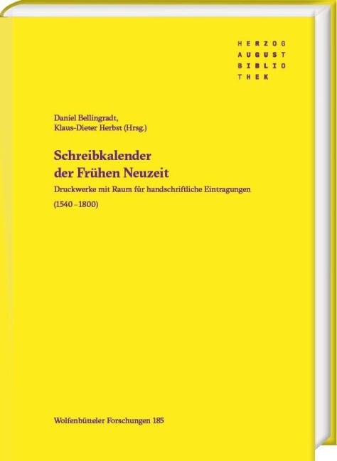 Schreibkalender der Frühen Neuzeit - 