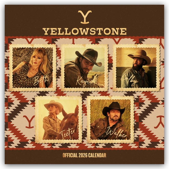 Yellowstone - Kalender 2026 - 