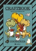 Cover-Bild zum Titel 'CRAFTBOOK - 100 SUPER AUSMALVORLAGEN - DINOSAURIER - STEINZEIT - RÄTSEL - AUFGABEN - DINOSPIEL BASTELN - URZEIT' von 'Wolfgang André, Gabriele André'