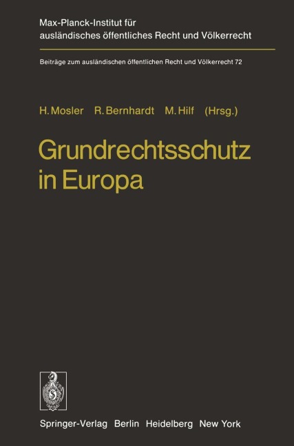 Grundrechtsschutz in Europa - 