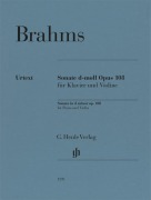 Cover-Bild zum Titel 'Johannes Brahms - Violinsonate d-moll op. 108' von 'Johannes Brahms'