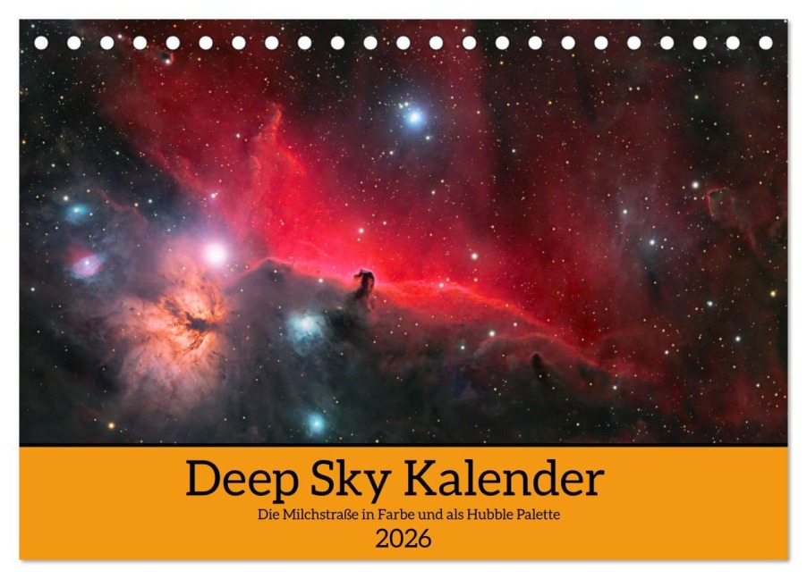 Deep Sky Kalender (Tischkalender 2026 DIN A5 quer), CALVENDO Monatskalender - Harald Becher