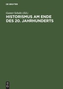 Cover-Bild zum Titel 'Historismus am Ende des 20. Jahrhunderts' von ''
