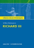 Cover-Bild zum Titel 'Richard III von William Shakespeare. Königs Erläuterungen.' von 'William Shakespeare'