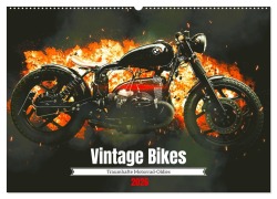 Vintage Bikes. Traumhafte Motorrad-Oldies (Wandkalender 2026 DIN A2 quer), CALVENDO Monatskalender - Rose Hurley