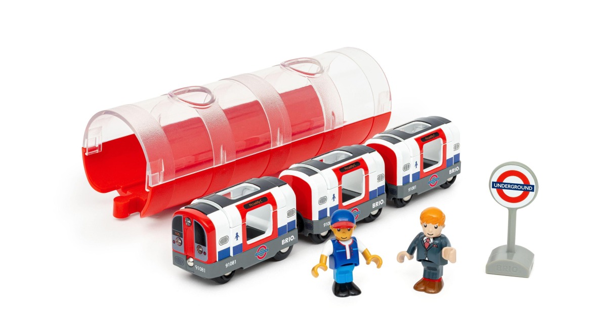 BRIO World - Londoner U-Bahn mit Licht und Sound - 
