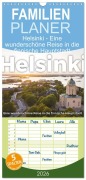 Familienplaner 2026 - Helsinki - Eine wunderschöne Reise in die finnische Hauptstadt. mit 5 Spalten (Wandkalender, 21 x 45 cm) CALVENDO - M. Scott