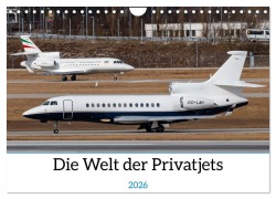 Cover-Bild zum Titel 'Die Welt der Privatjets (Wandkalender 2026 DIN A4 quer), CALVENDO Monatskalender' von 'Christoph Brunner'