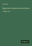 Cover-Bild zum Titel 'Rügen'sche-Pommersche Geschichten' von 'Otto Fock'