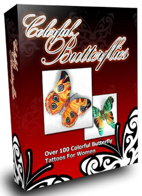 Farbige Schmetterlinge Tattoos. Über 100 farbige Schmetterlings Tattoos für Frauen. - Otmar Trierweiler