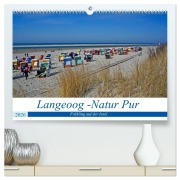Cover-Bild zum Titel 'Langeoog - Natur Pur (hochwertiger Premium Wandkalender 2026 DIN A2 quer), Kunstdruck in Hochglanz' von 'Claudia Kleemann'
