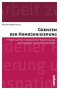 Cover-Bild zum Titel 'Grenzen der Homogenisierung' von 'Nicole Mayer-Ahuja'