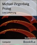 Cover-Bild zum Titel 'Prolog' von 'Michael Ziegenbalg'