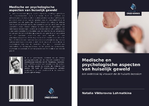 Medische en psychologische aspecten van huiselijk geweld - Natalia Viktorovna Lohmatkina