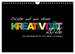 Cover-Bild zum Titel 'Erlebe mit mir deine Kreativität (Wandkalender 2026 DIN A4 quer), CALVENDO Monatskalender' von 'Nadine Büscher'