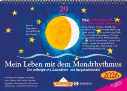 Cover-Bild zum Titel 'Mein Leben mit dem Mondrhythmus 2026' von 'Edith Stadig'