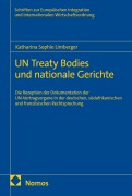 Cover-Bild zum Titel 'UN Treaty Bodies und nationale Gerichte' von 'Katharina Sophie Limberger'