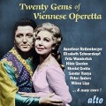 Cover-Bild zum Titel '20 Juwelen der Wiener Operette' von 'Rothenberger/Wunderlich/Gedda/Böhme/Konya'
