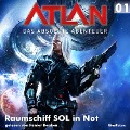 Cover-Bild zum Titel 'Atlan - Das absolute Abenteuer 01: Raumschiff SOL in Not' von 'Peter Griese, William Voltz'