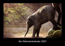 Cover-Bild zum Titel 'Der Elefantenkalender 2027 Fotokalender DIN A3' von 'Tobias Becker'