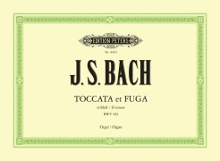 Cover-Bild zum Titel 'Toccata und Fuge d-Moll BWV 565' von 'Johann Sebastian Bach'