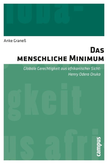 Das menschliche Minimum - Anke Graneß