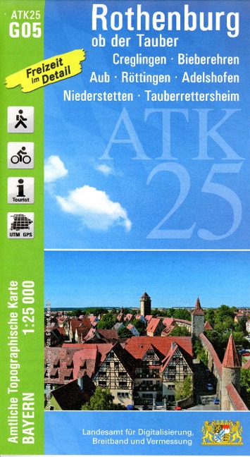 Rothenburg ob der Tauber 1:25 000 - 